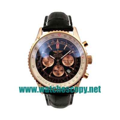 UK Best 1:1 Breitling Navitimer A23322 Replica Watches With Black Dials For Men