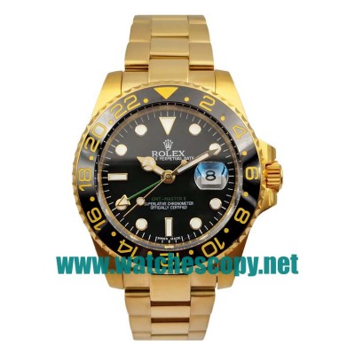 UK AAA Replica Rolex GMT-Master II 116718 LN - 40 MM Gold Cases For Sale