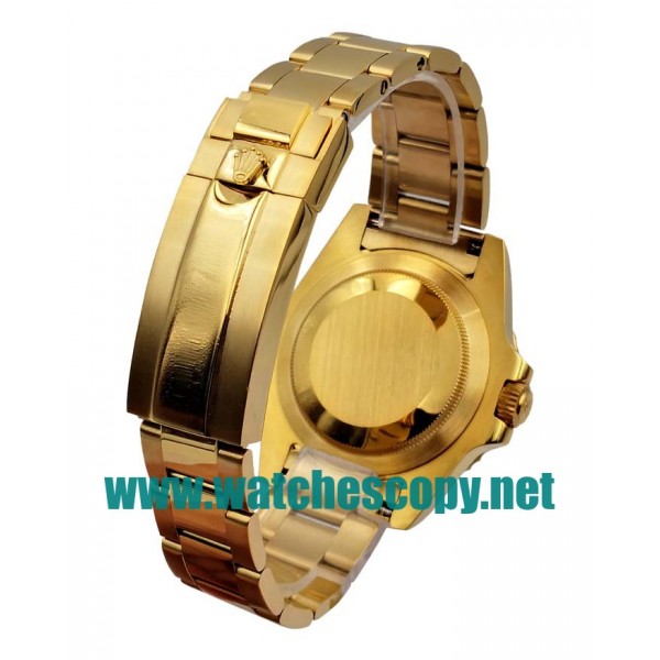 UK AAA Replica Rolex GMT-Master II 116718 LN - 40 MM Gold Cases For Sale