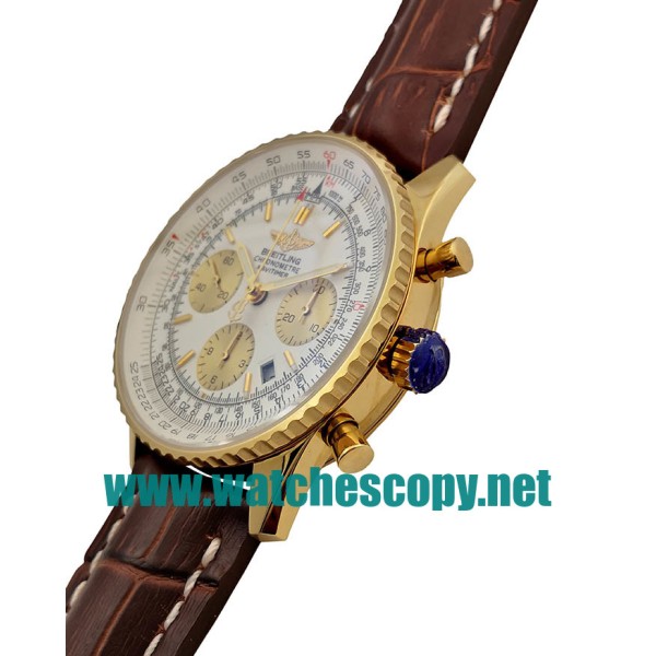 42 MM UK AAA Quality Breitling Navitimer D23322 With White Dials For Men