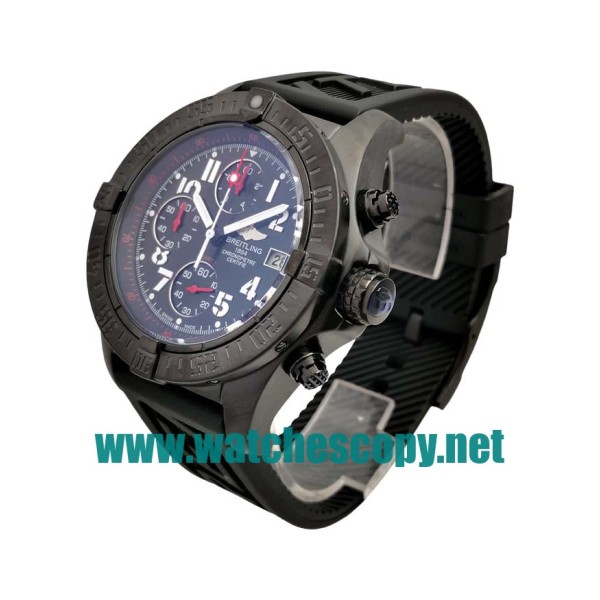 UK AAA Quality Breitling Avenger A13370 Replica Watches With Black Dials For Men