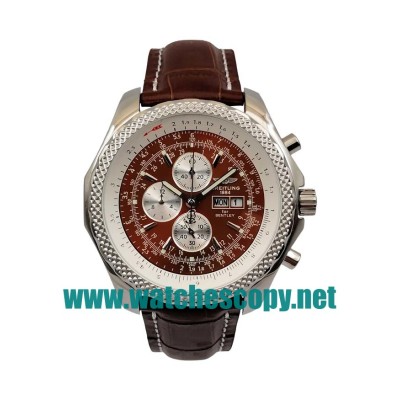 UK AAA Quality Breitling Bentley GT A13362 Replica Watches With Burgundy dials For Men