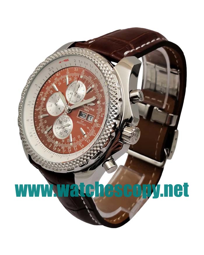 UK AAA Quality Breitling Bentley GT A13362 Replica Watches With Burgundy dials For Men