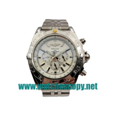 UK Cheap Replica Breitling Chronomat AB0110 With Silver Dials For Sale