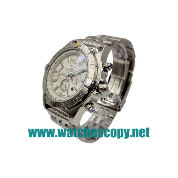 UK Cheap Replica Breitling Chronomat AB0110 With Silver Dials For Sale
