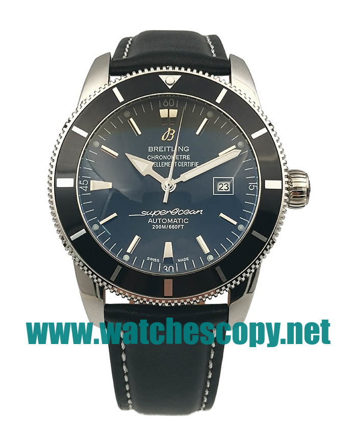 UK AAA Quality Breitling Superocean Heritage A17321 Fake Watches With Black Dials For Men