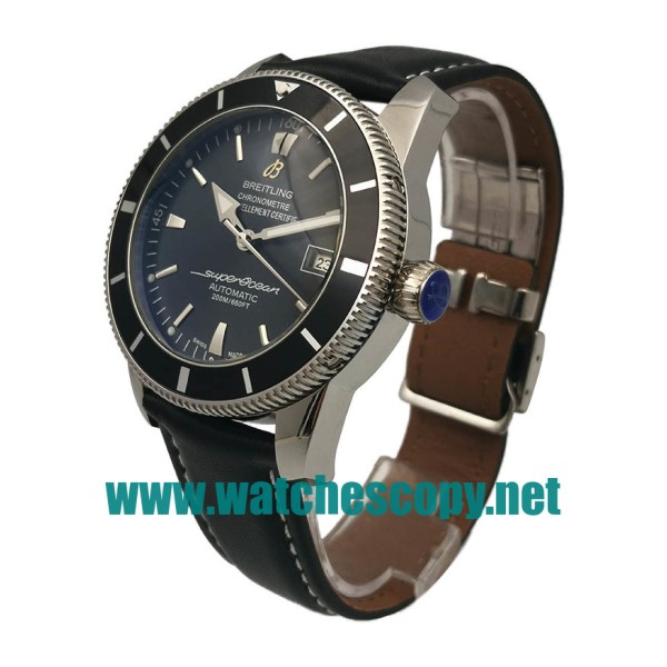 UK AAA Quality Breitling Superocean Heritage A17321 Fake Watches With Black Dials For Men