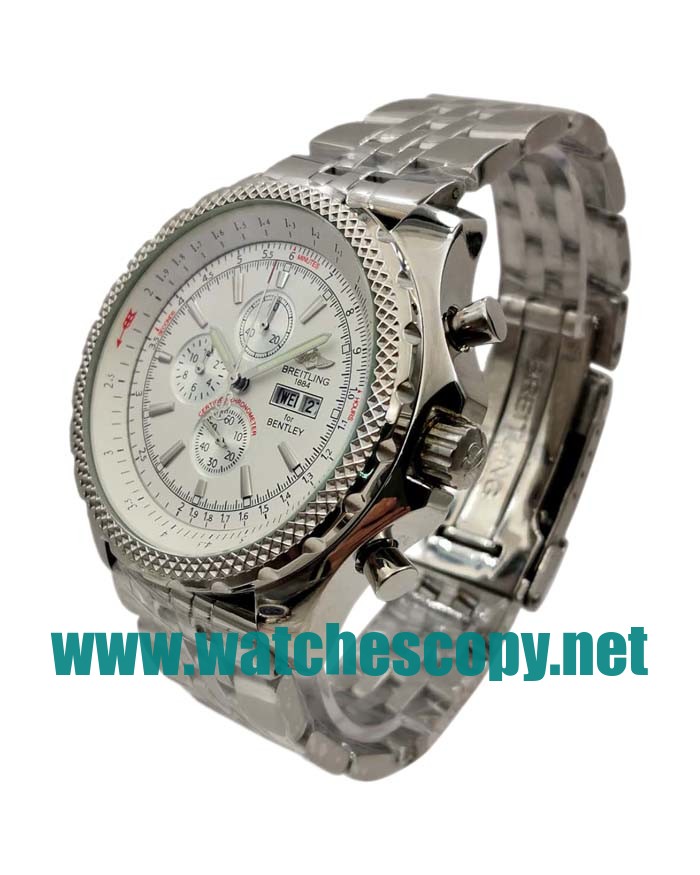 UK Top Quality Breitling Bentley GT A13362 Replica Watches With Silver Dials For Men