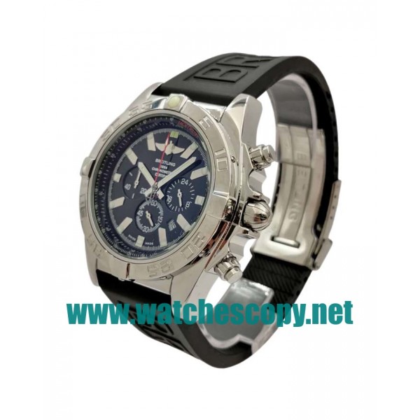 UK Best Quality Breitling Chronomat AB0110 Replica Watches With Black Dials For Men