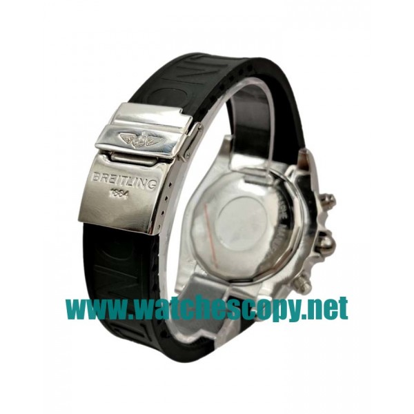 UK Best Quality Breitling Chronomat AB0110 Replica Watches With Black Dials For Men