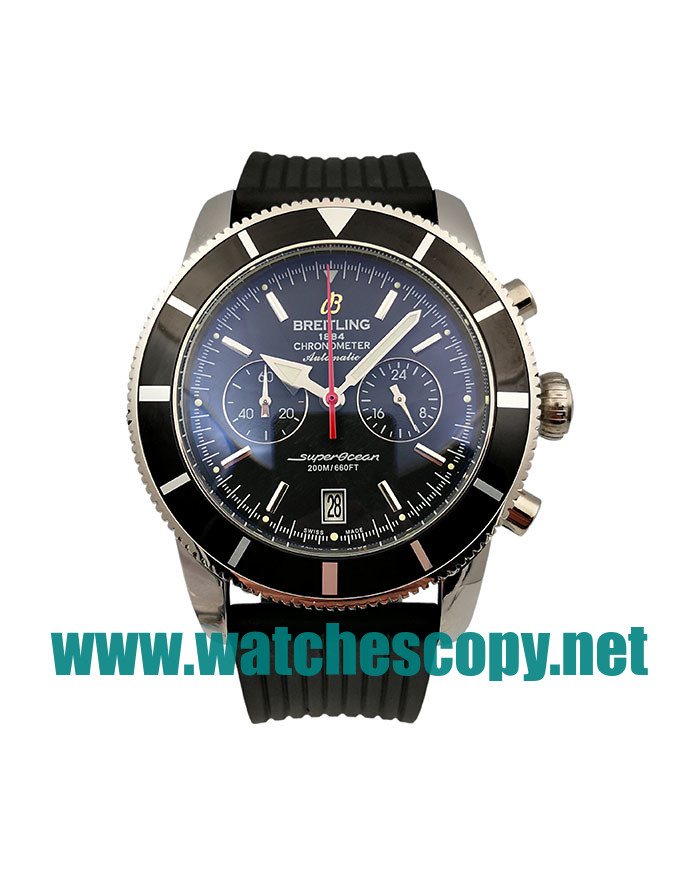 UK Best Quality Breitling Superocean Heritage A23370 Fake Watches With Black Dials For Men