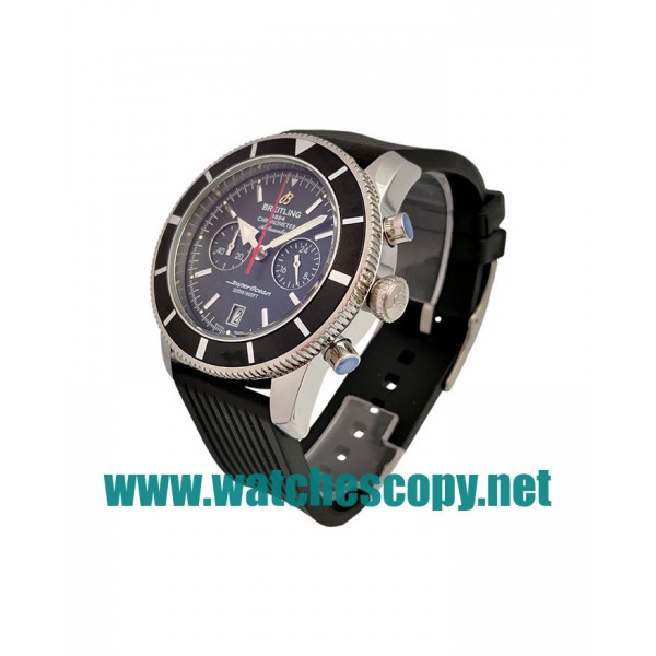 UK Best Quality Breitling Superocean Heritage A23370 Fake Watches With Black Dials For Men