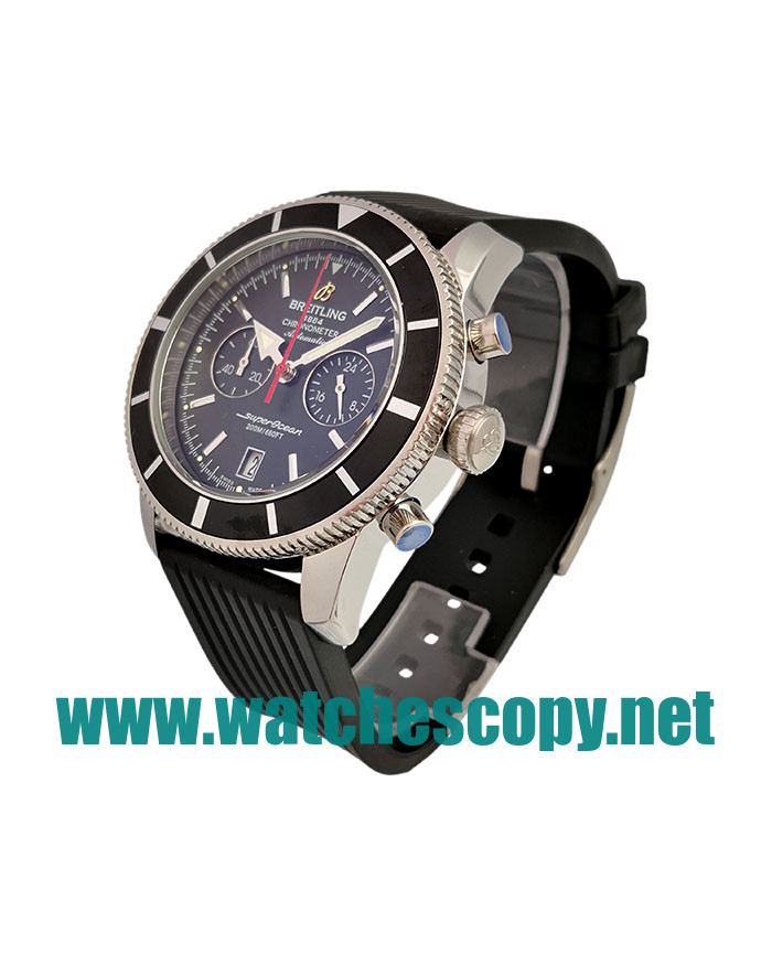 UK Best Quality Breitling Superocean Heritage A23370 Fake Watches With Black Dials For Men