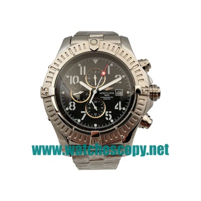 UK High Quality Breitling Chrono Avenger E13360 Fake Watches With Black Dials For Men