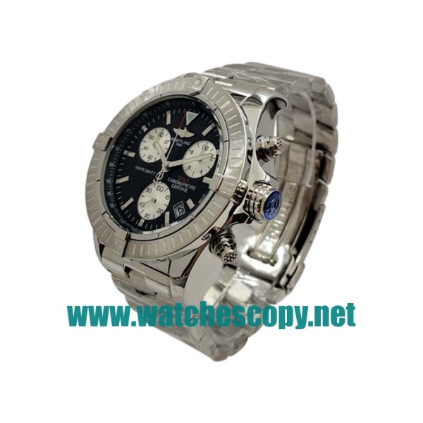UK Cheap Breitling Colt A73350 Replica Watches With Black Dials For Men