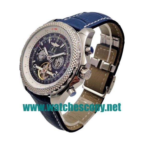 UK Top Quality Breitling Bentley Mulliner Tourbillon Replica Watches With Blue Dials For Men