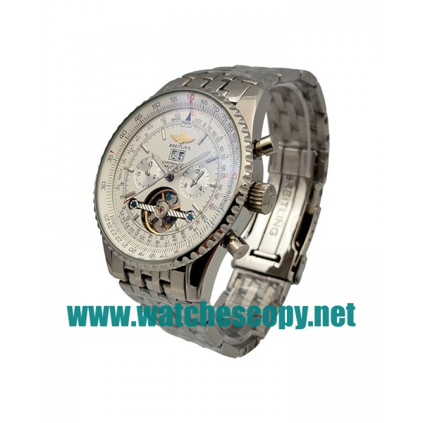 UK AAA Qualtiy Fake Breitling Navitimer World A24322 with White Dials For Men