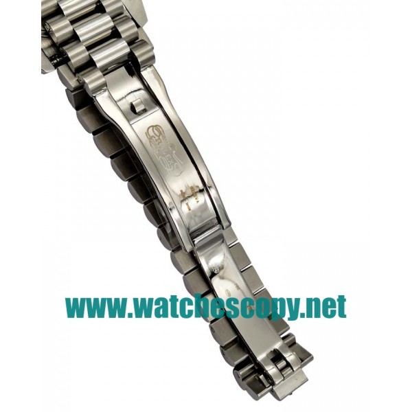 UK 41 MM Cheap Rolex Day-Date 118346 Fake Watches With White Dials For Sale