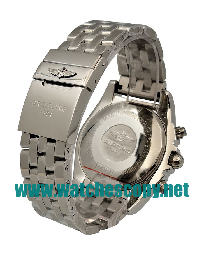 UK 44 MM Cheap Breitling Chronomat A011C88PA Fake Watches With Blue Dials For Sale