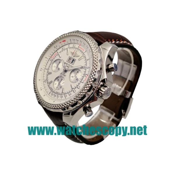 UK Best 1:1 Breitling Bentley 6.75 A44362 Fake Watches With White Dials For Sale