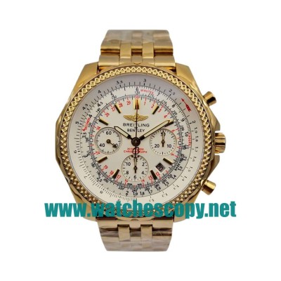 UK AAA Quality Breitling Bentley Motors A25362 Replica Watches With White Dials For Men