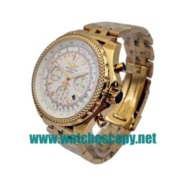 UK AAA Quality Breitling Bentley Motors A25362 Replica Watches With White Dials For Men