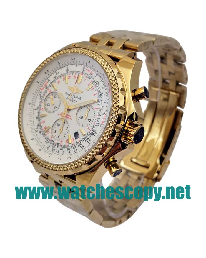 UK AAA Quality Breitling Bentley Motors A25362 Replica Watches With White Dials For Men