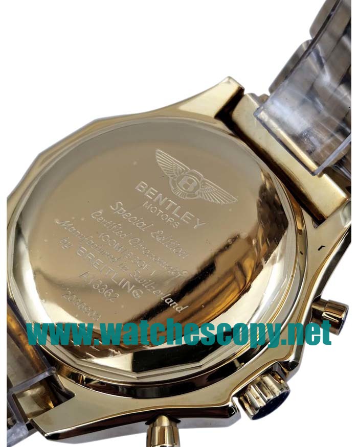 UK AAA Quality Breitling Bentley Motors A25362 Replica Watches With White Dials For Men