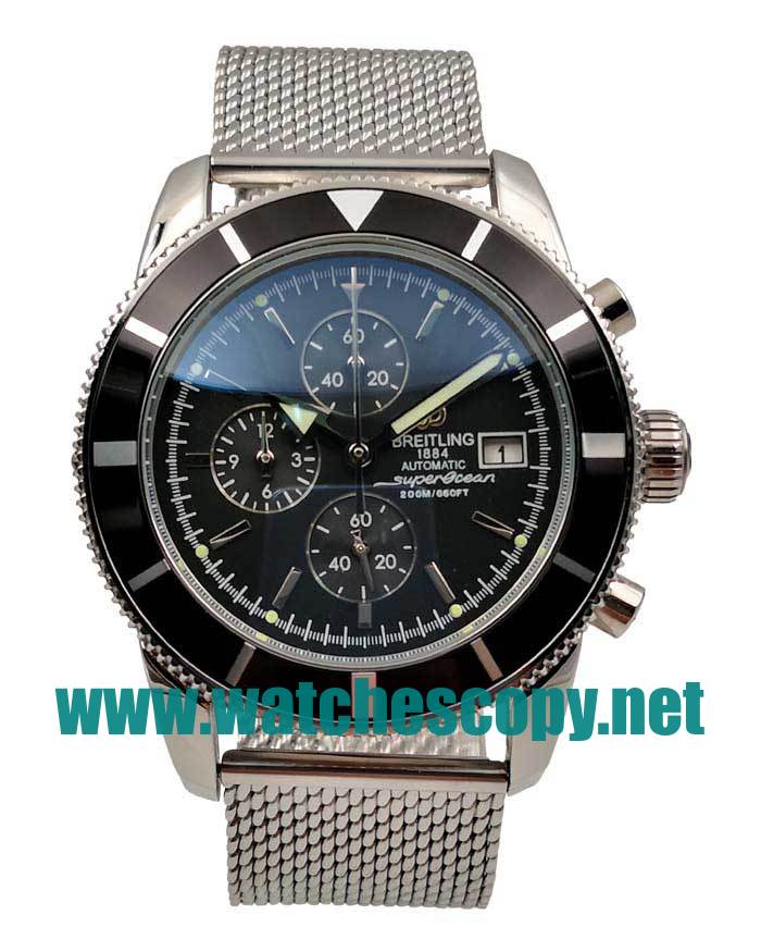 UK Best Quality Breitling Superocean Heritage A13320 Replica Watches With Black Dials For Men