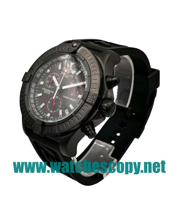 UK Cheap Breitling Avenger Seawolf Chrono M73390 Replica Watches With Black Dials For Men