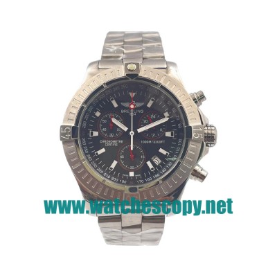 UK Best Quality Breitling Avenger Seawolf Chrono A73390 Replica Watches With Black Dials For Men