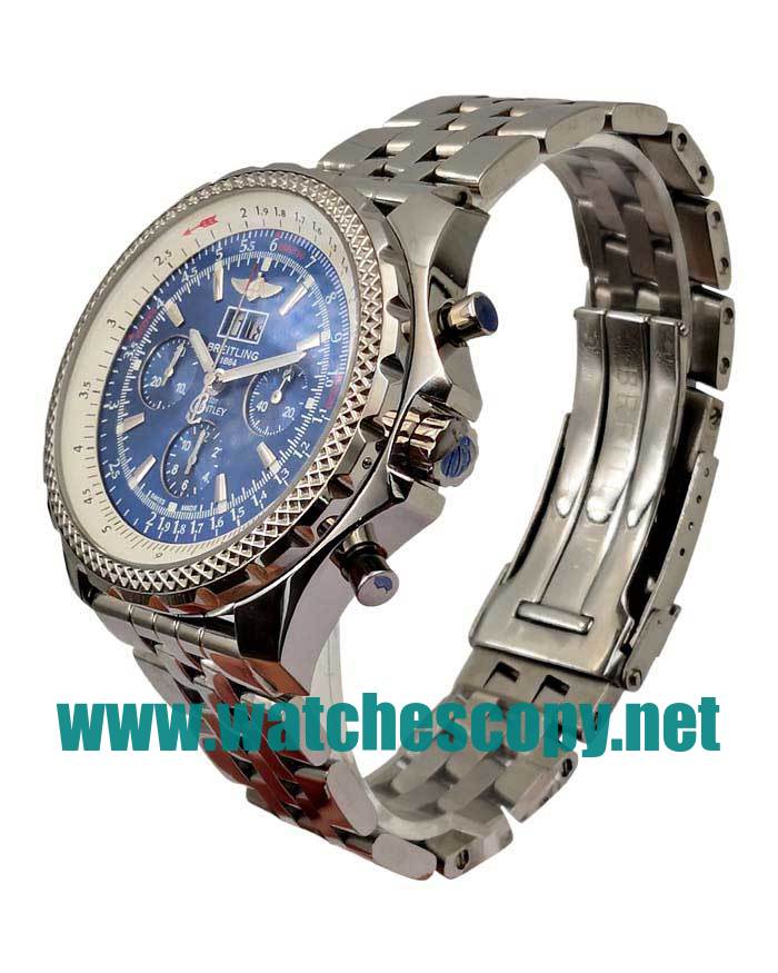 UK Swiss Movement Breitling Bentley 6.75 A44362 Replica Watches With Blue Dials For Sale