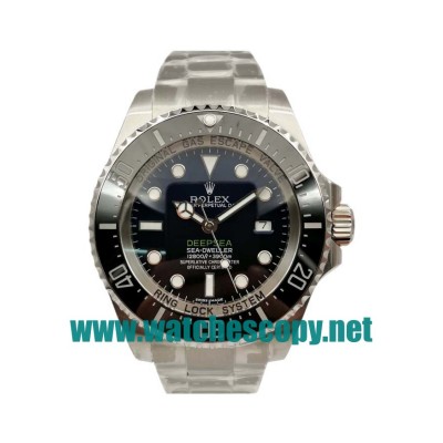 UK Online Replica Rolex Sea-Dweller Deepsea 116660 V7 Stainless Steel D-Blue Dial Swiss 3135 Watches