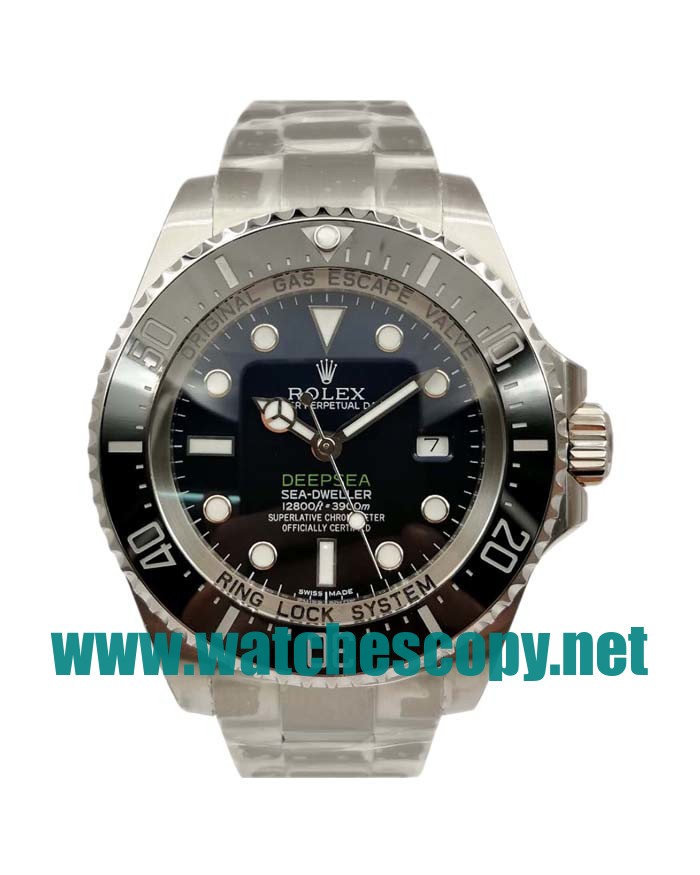 UK Online Replica Rolex Sea-Dweller Deepsea 116660 V7 Stainless Steel D-Blue Dial Swiss 3135 Watches