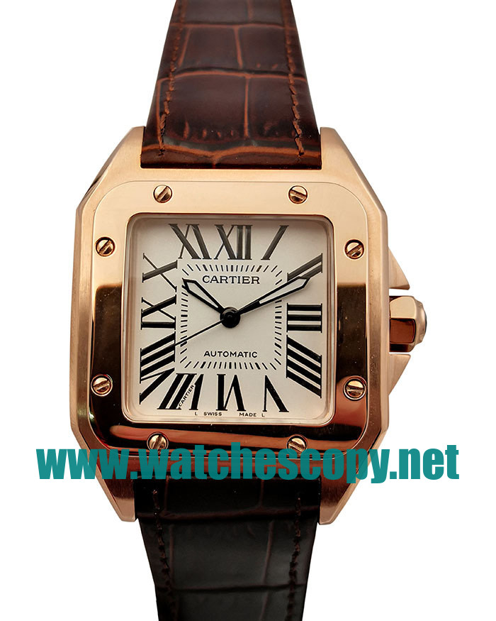 UK Top Quality Replica Cartier Santos 100 W20108Y1 - 34 MM Watches