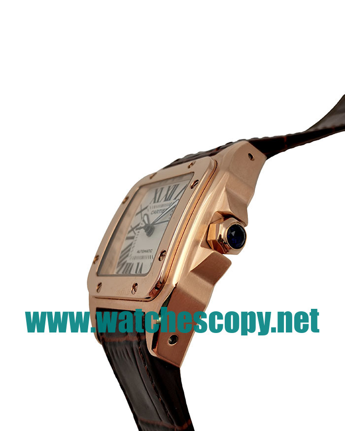UK Top Quality Replica Cartier Santos 100 W20108Y1 - 34 MM Watches