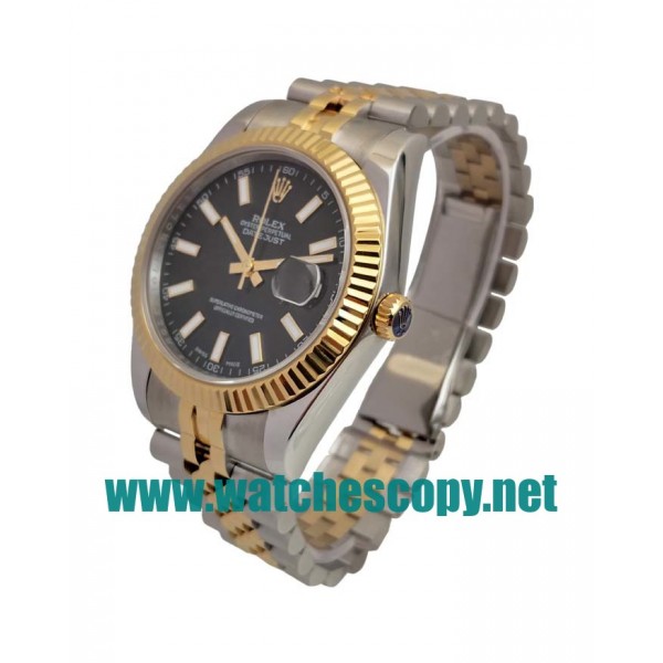 UK Perfect Replica Rolex Datejust II Watches With Black Dials For Men