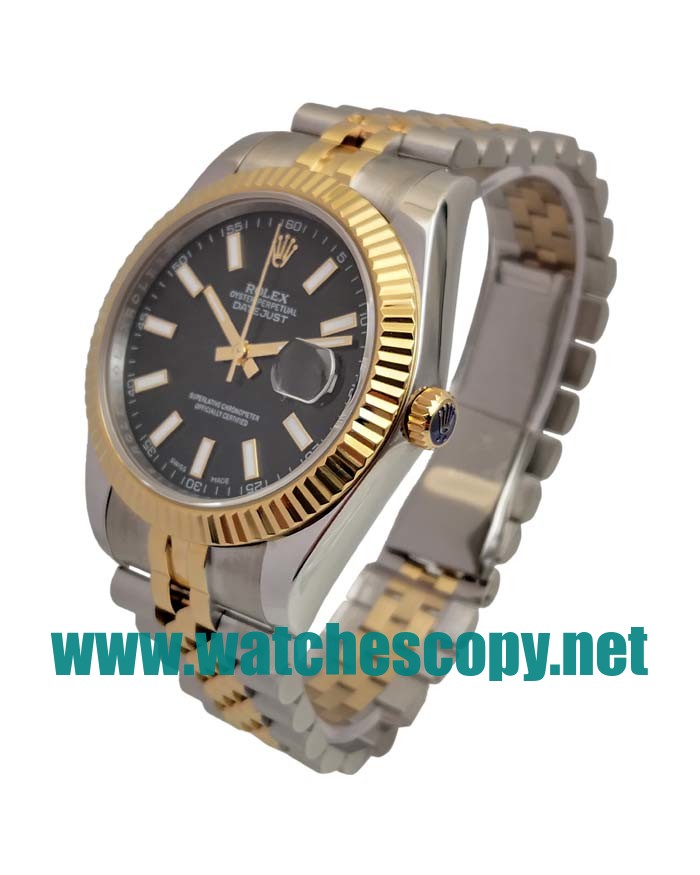 UK Perfect Replica Rolex Datejust II Watches With Black Dials For Men