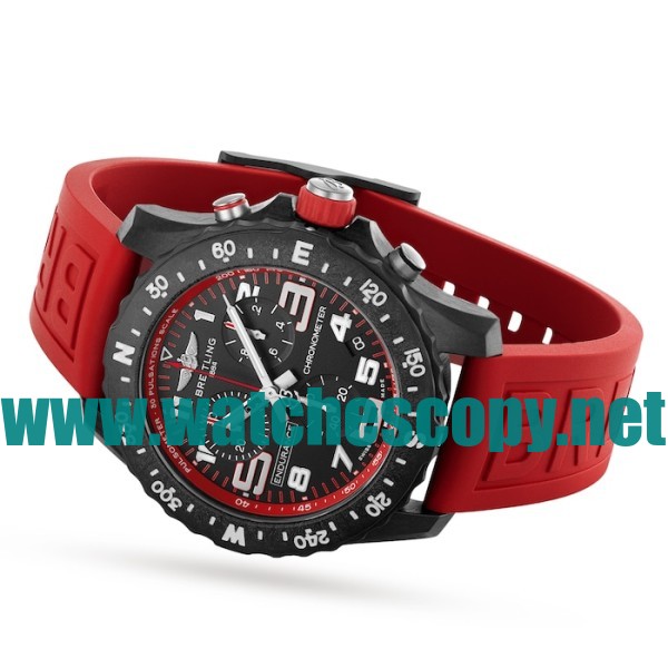 44 MM Black Dials Breitling Endurance Pro X82310D51B1S1 Fake Watches With Breitling Cases For Men