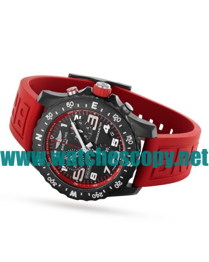 44 MM Black Dials Breitling Endurance Pro X82310D51B1S1 Fake Watches With Breitling Cases For Men