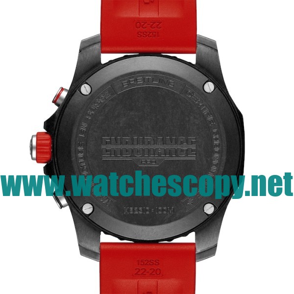 44 MM Black Dials Breitling Endurance Pro X82310D51B1S1 Fake Watches With Breitling Cases For Men