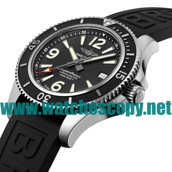 Black Dials Breitling Superocean A17366021B1S1 Replica Watches With 42 MM Steel Cases For Men