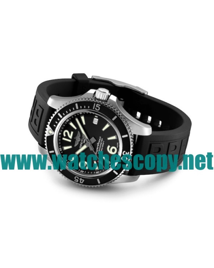 Black Dials Breitling Superocean A17366021B1S1 Replica Watches With 42 MM Steel Cases For Men