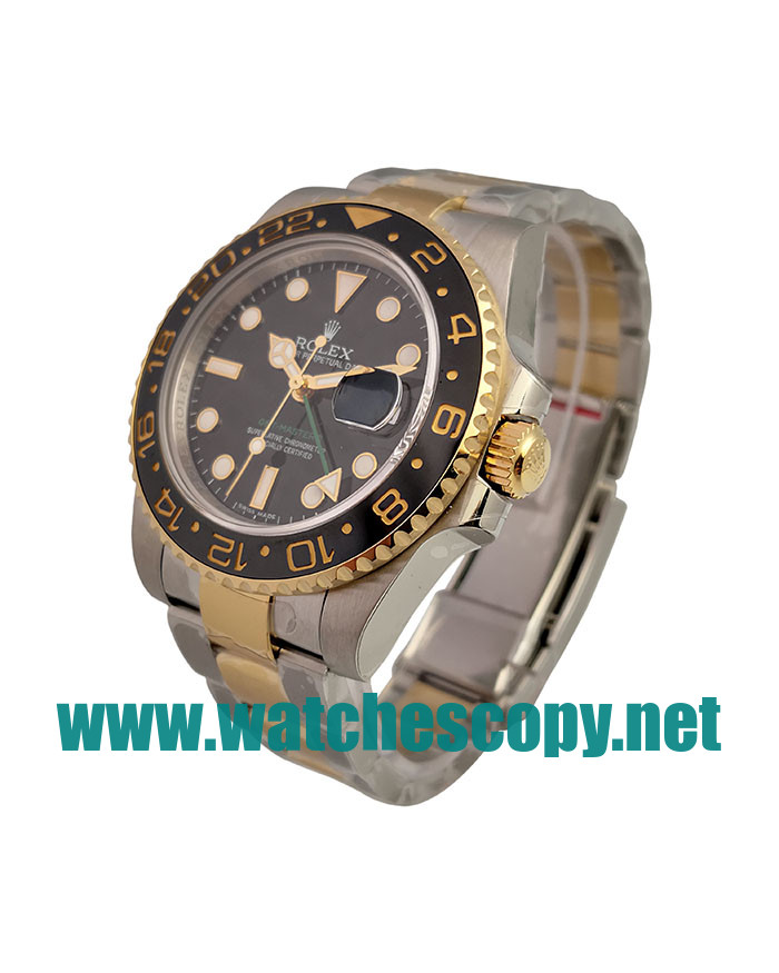 UK AAA Replica Rolex GMT-Master II 116713 LN - 40 MM Steel Cases For Sale