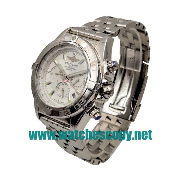 UK Cheap Breitling Chronomat AB011012 Replica Watches With Silver Dials For Sale