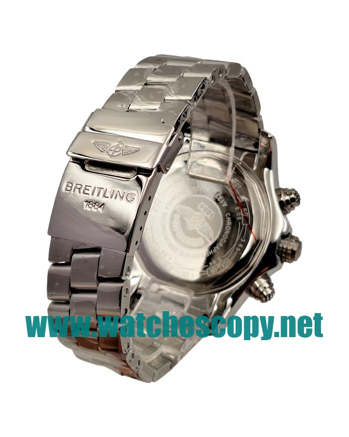 UK High Quality Breitling Super Avenger A13370 Fake Watches With White Dials For Sale