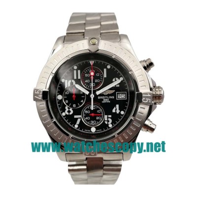 UK Luxury Breitling Avenger A13370 Replica Watches With Black Dials For Men