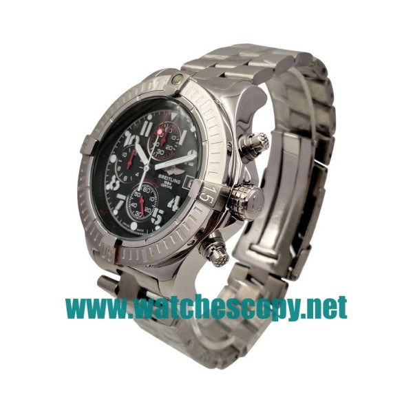 UK Luxury Breitling Avenger A13370 Replica Watches With Black Dials For Men