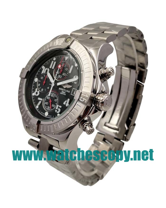 UK Luxury Breitling Avenger A13370 Replica Watches With Black Dials For Men