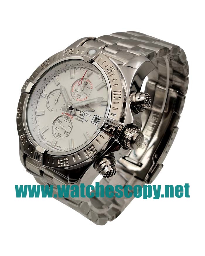 UK Top Quality Breitling Avenger A13380 Replica Watches With White Dials For Men